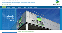 Desktop Screenshot of ametis.eu