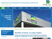 Tablet Screenshot of ametis.eu